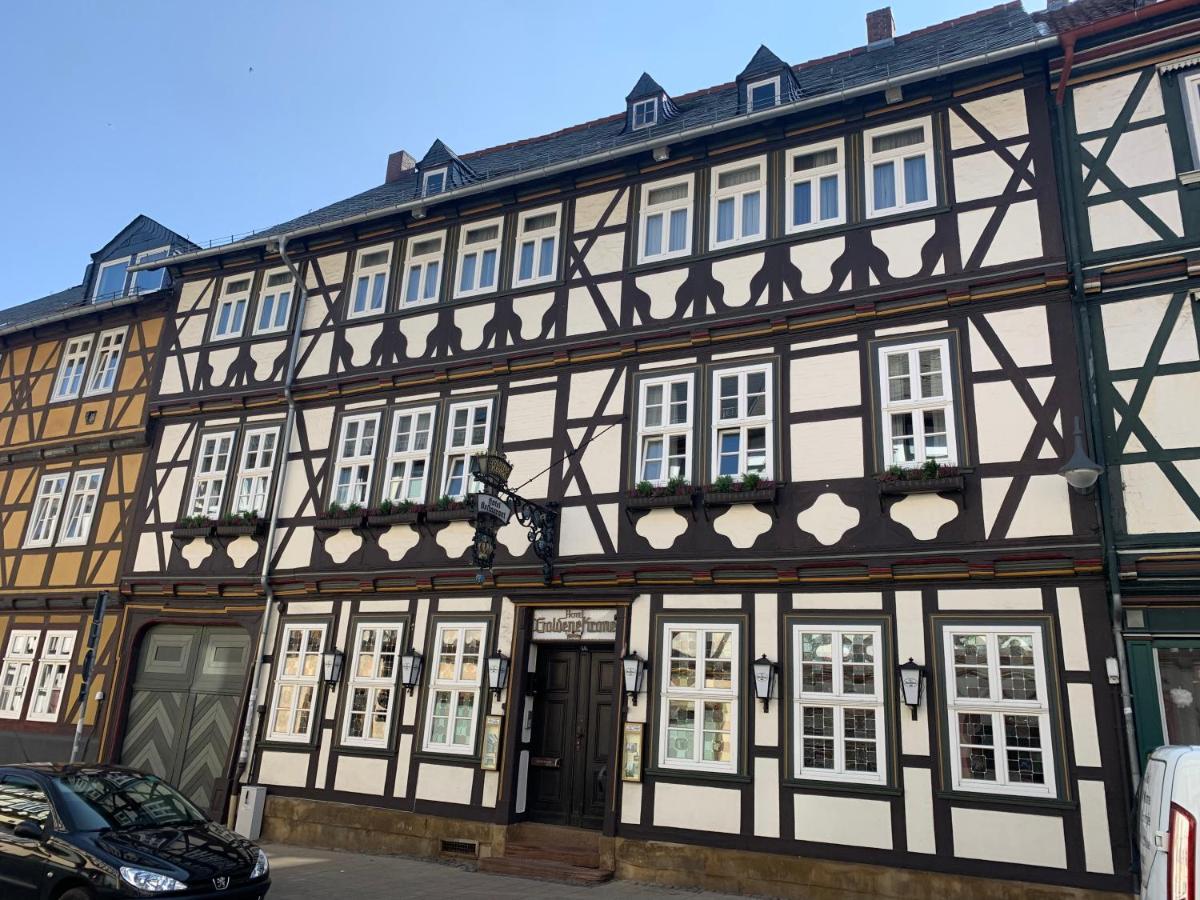 Hotel Goldene Krone Гослар Экстерьер фото